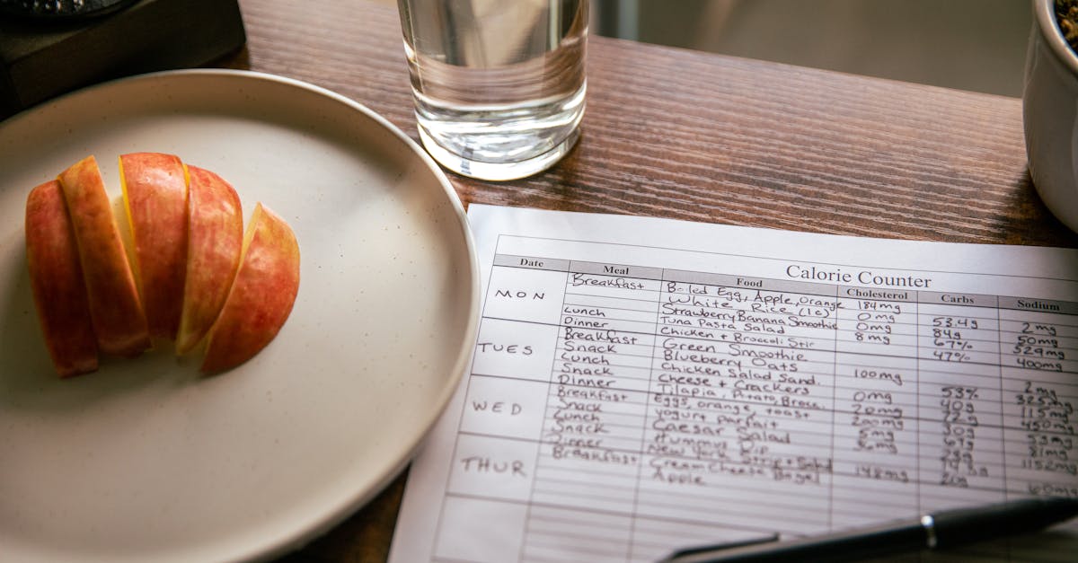 Counting calories to lose weight — a balanced meal portioned on a plate