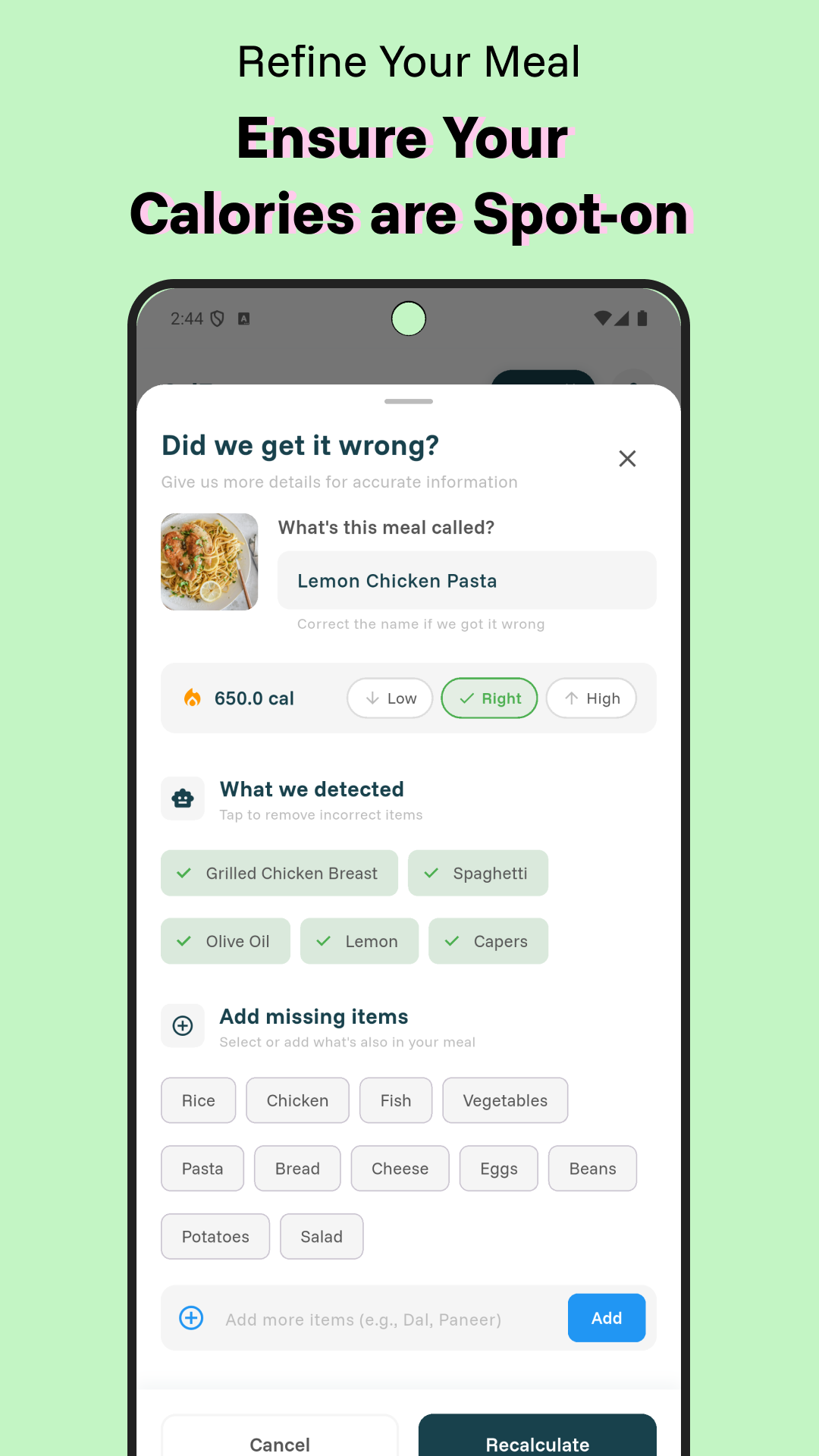 CalEye Smart Coaching Screen